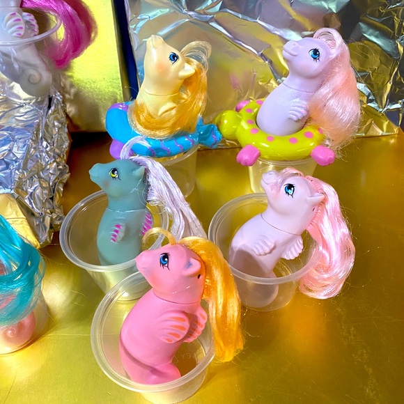 MY LITTLE PONY G1 VINTAGE 1980’s SEA PONIES & ACCESSORIES COLLECTION ULTRA RARE - Picture 3 of 14
